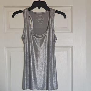 Shimmery Racerback Tank